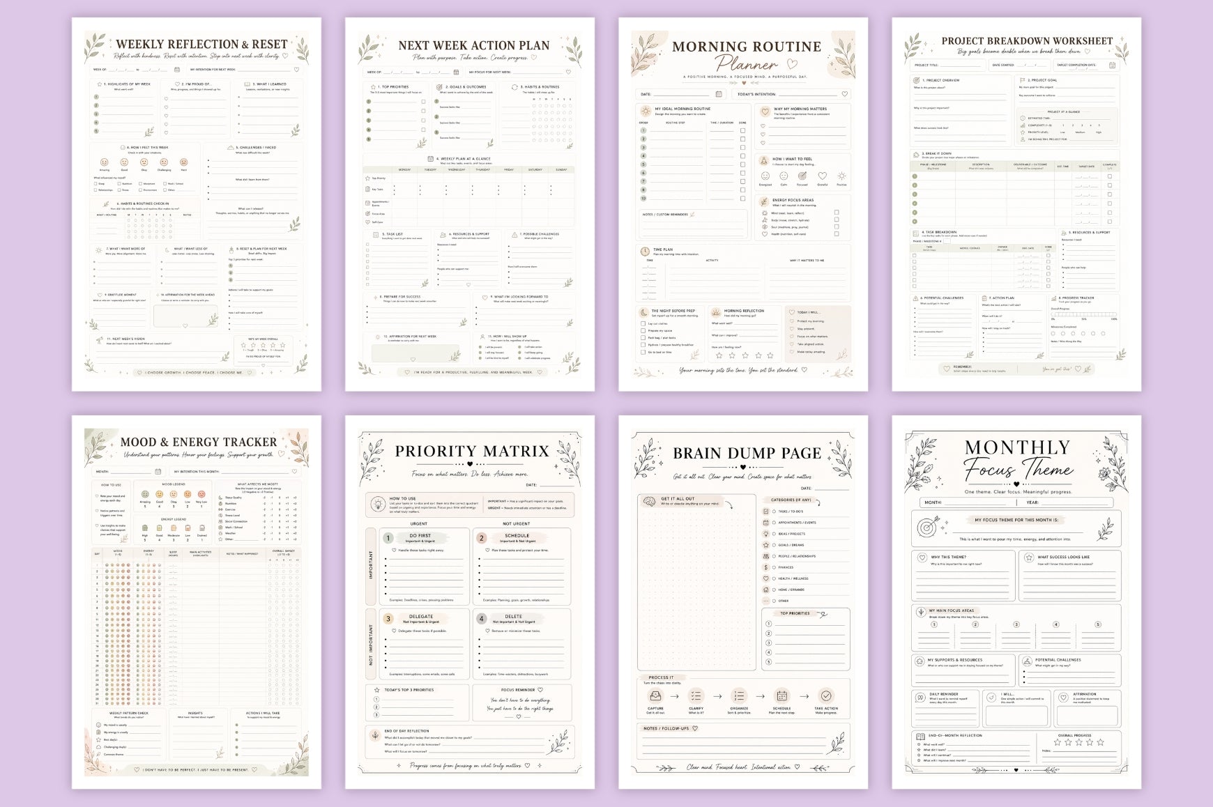 Adhd Success For Women Planner