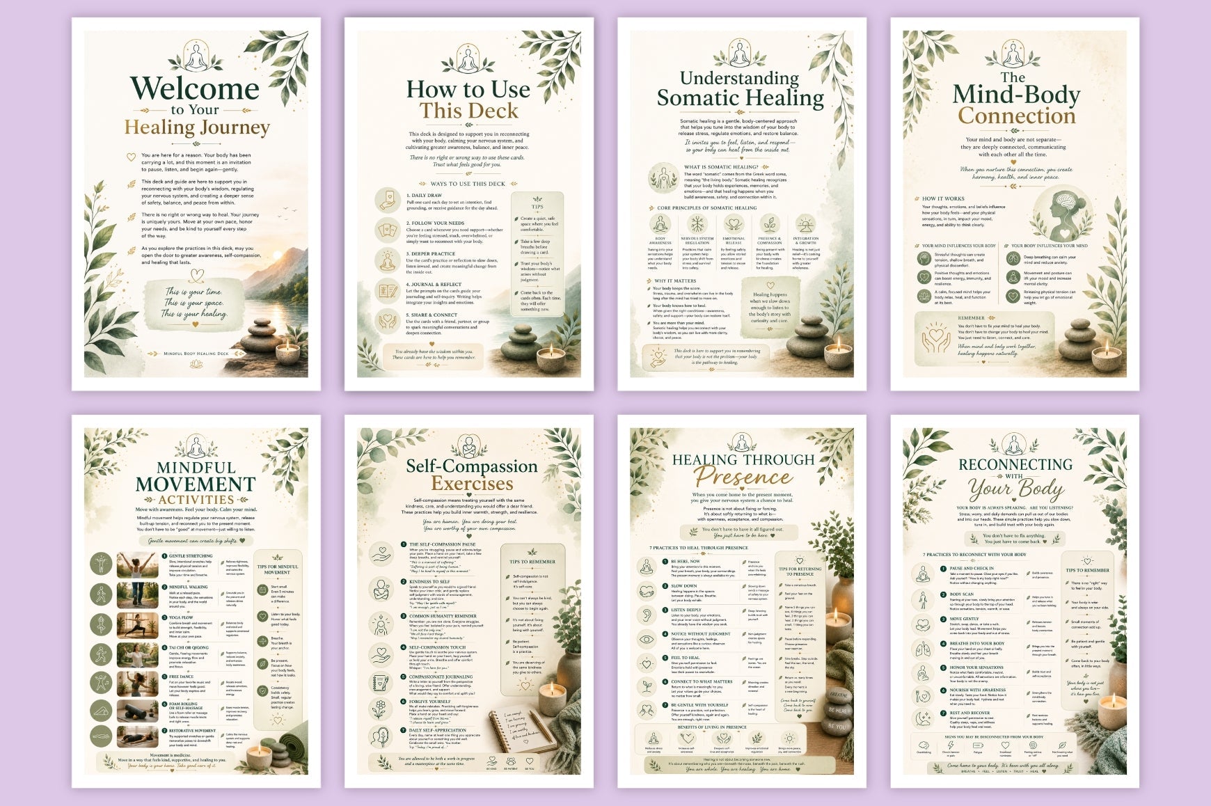 Mindful Body Healing Deck