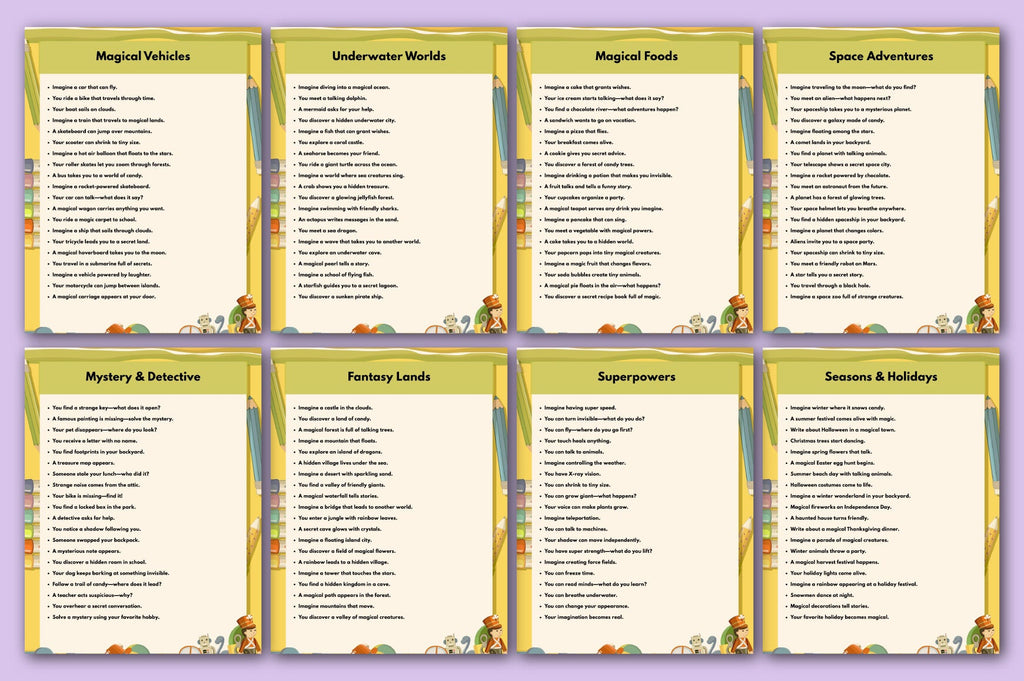 Creative Kids Story Vault Graphics Planner