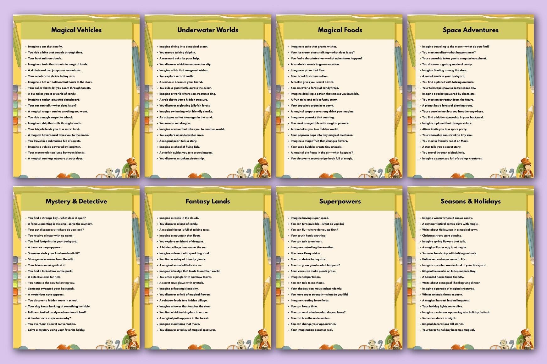 Creative Kids Story Vault Graphics Planner
