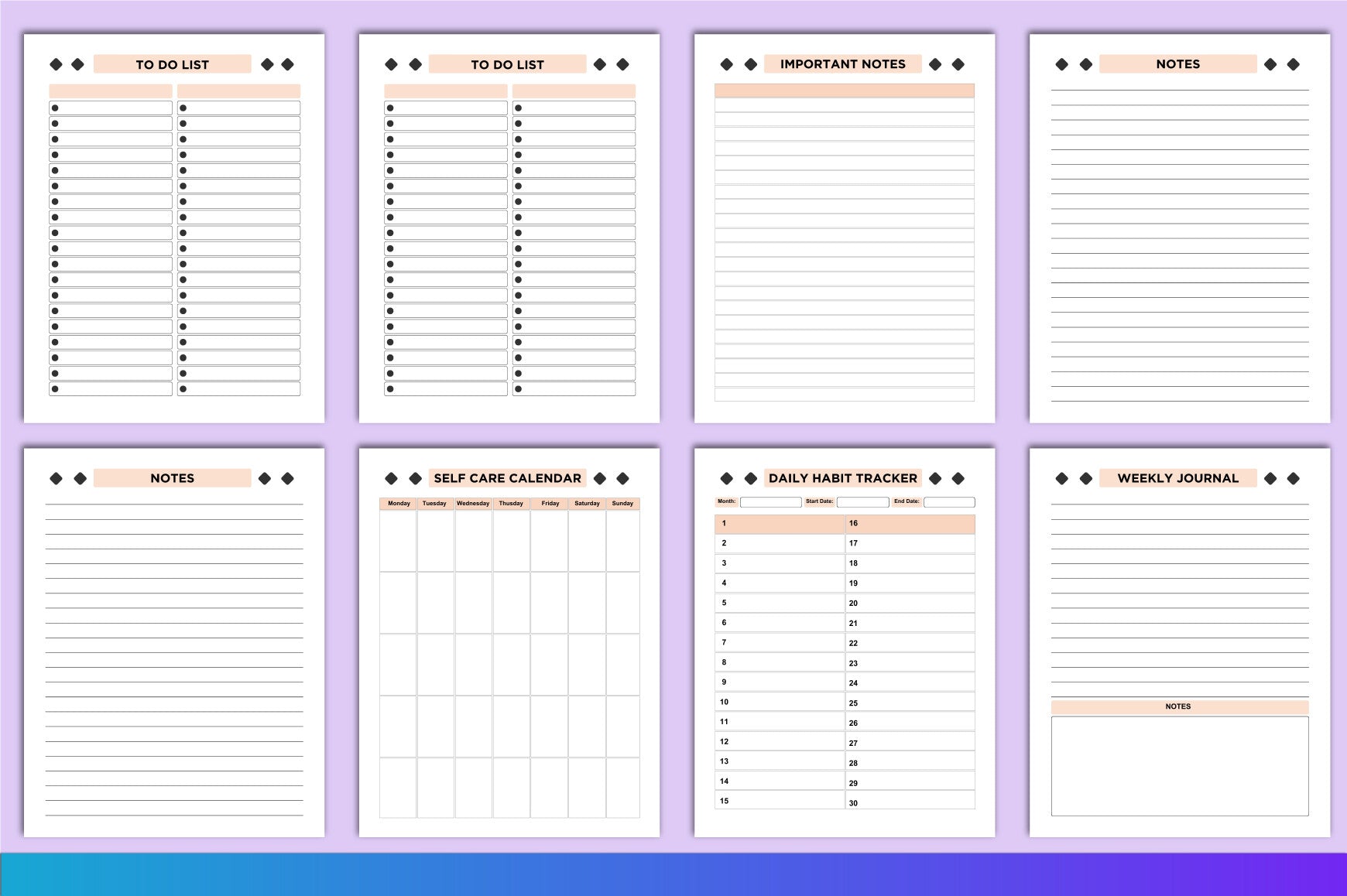 Busy Mom Planner