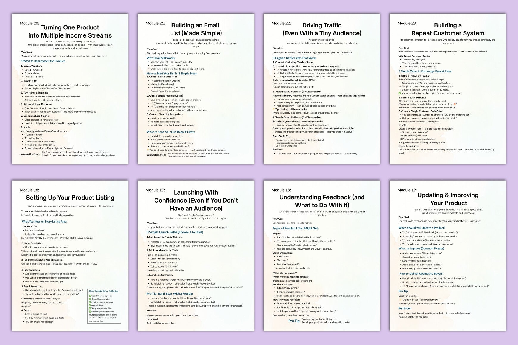 The Product Selling Planner