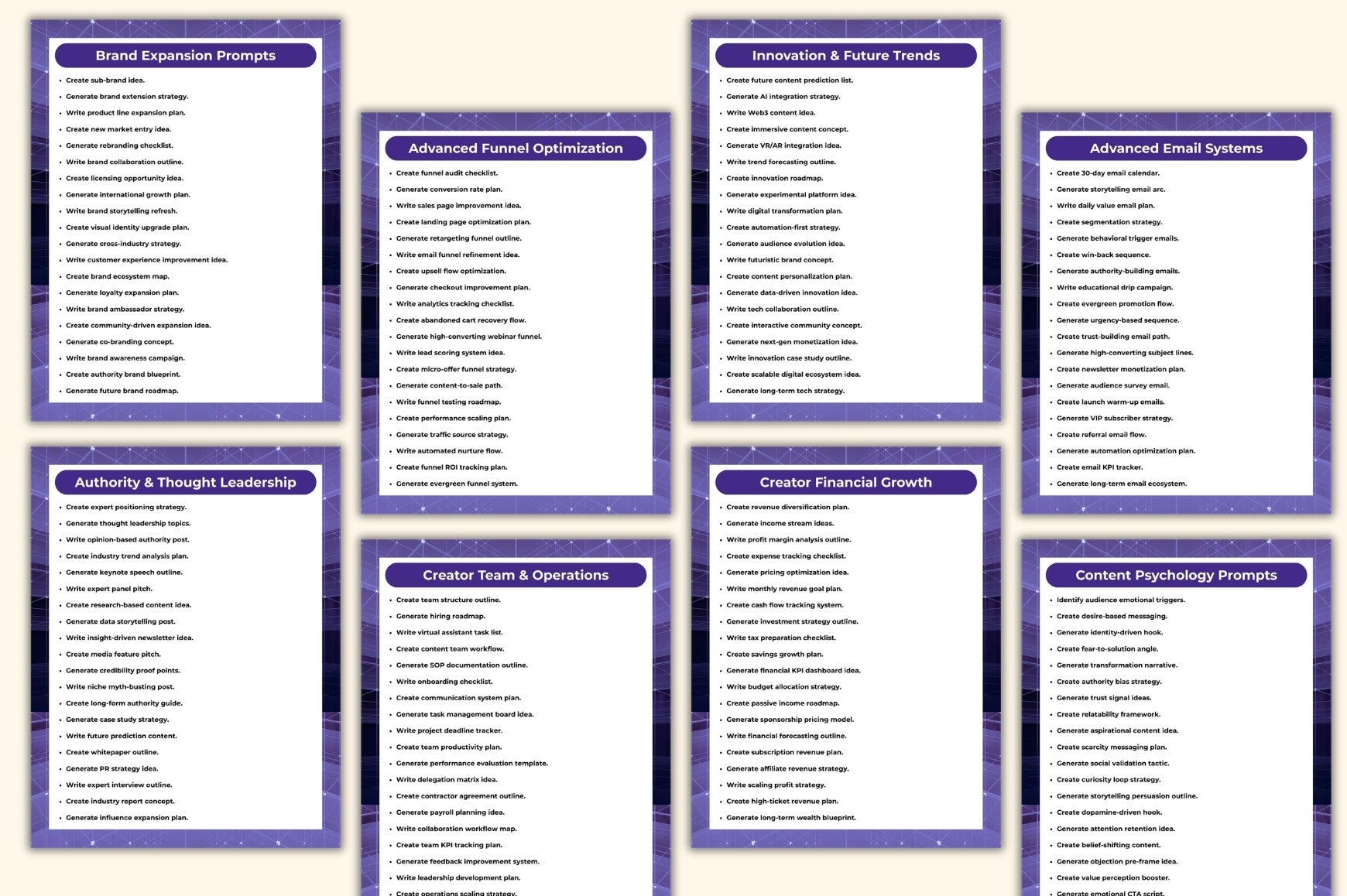 Creators Library Prompts