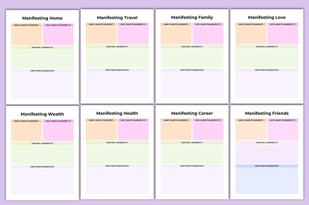 Manifestation Moon Cycle Planner