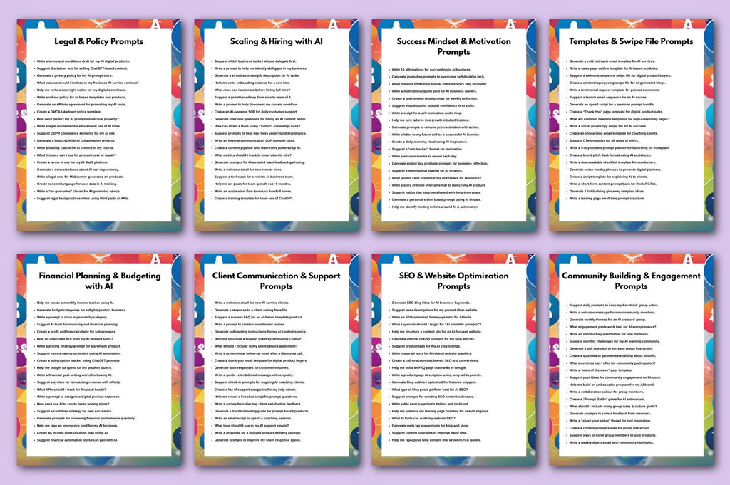 AI Business Playbook Prompts