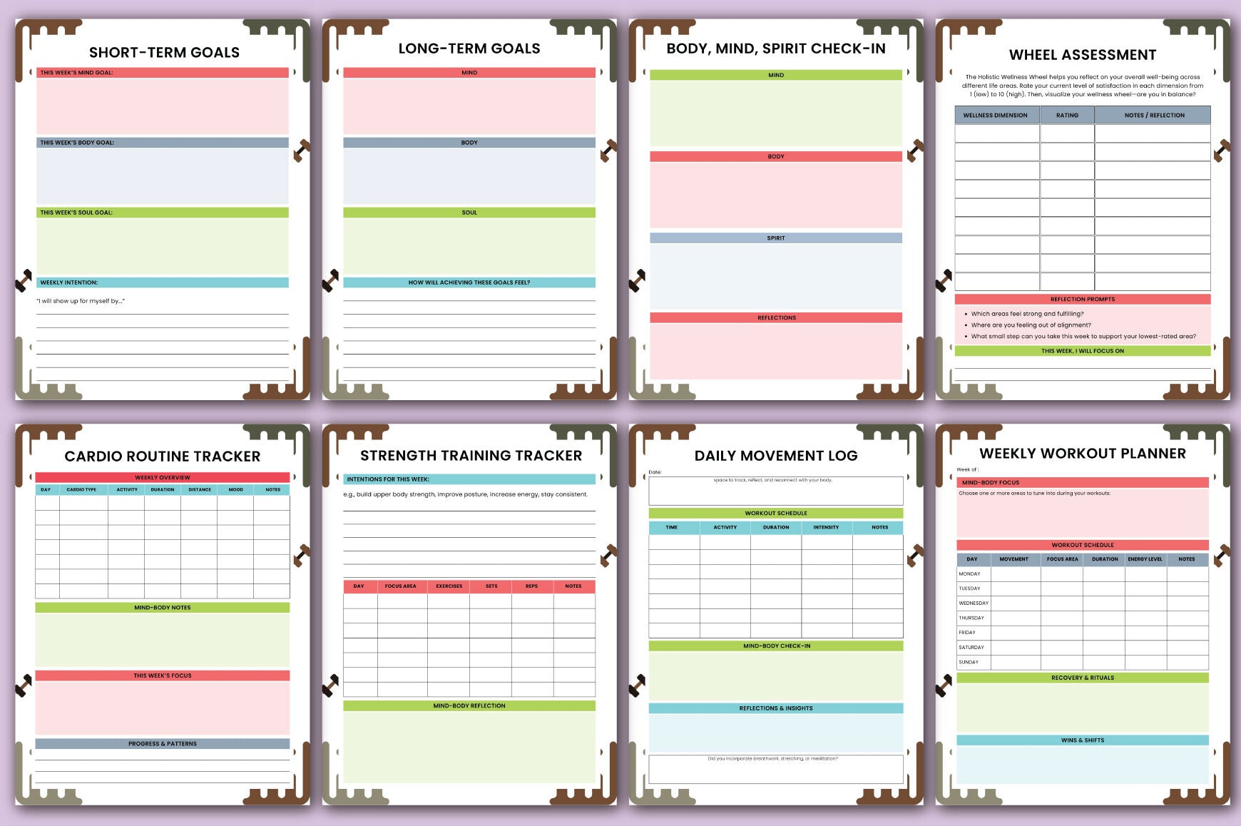 Holistic Fitness Planner