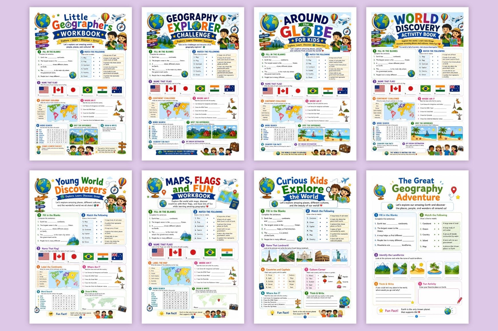 Kids World Explorer Workbook