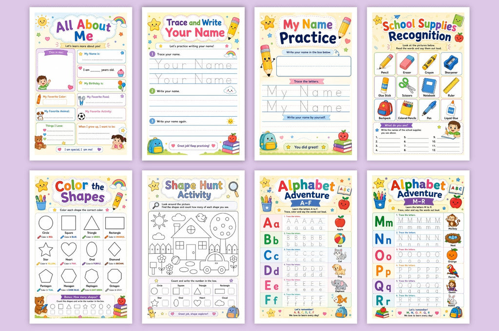 Kindergarten Readiness Workbook