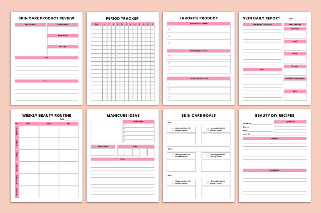 Skin Care Routine Journal