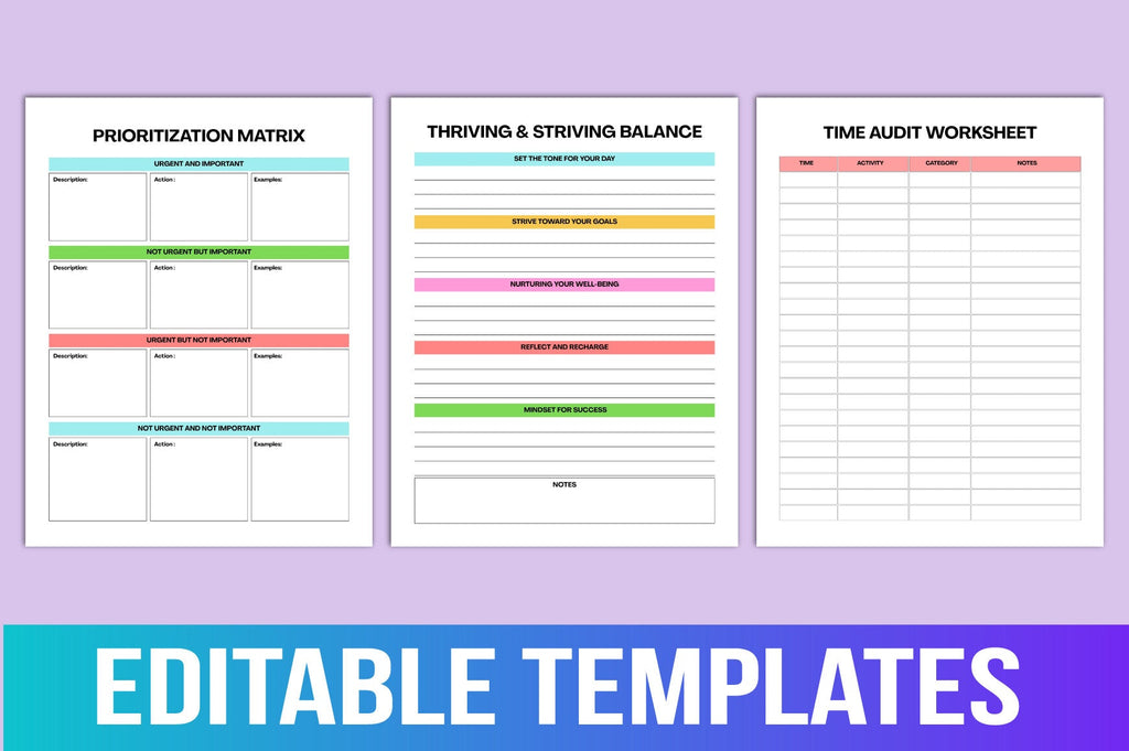 Thrive Strive Planner