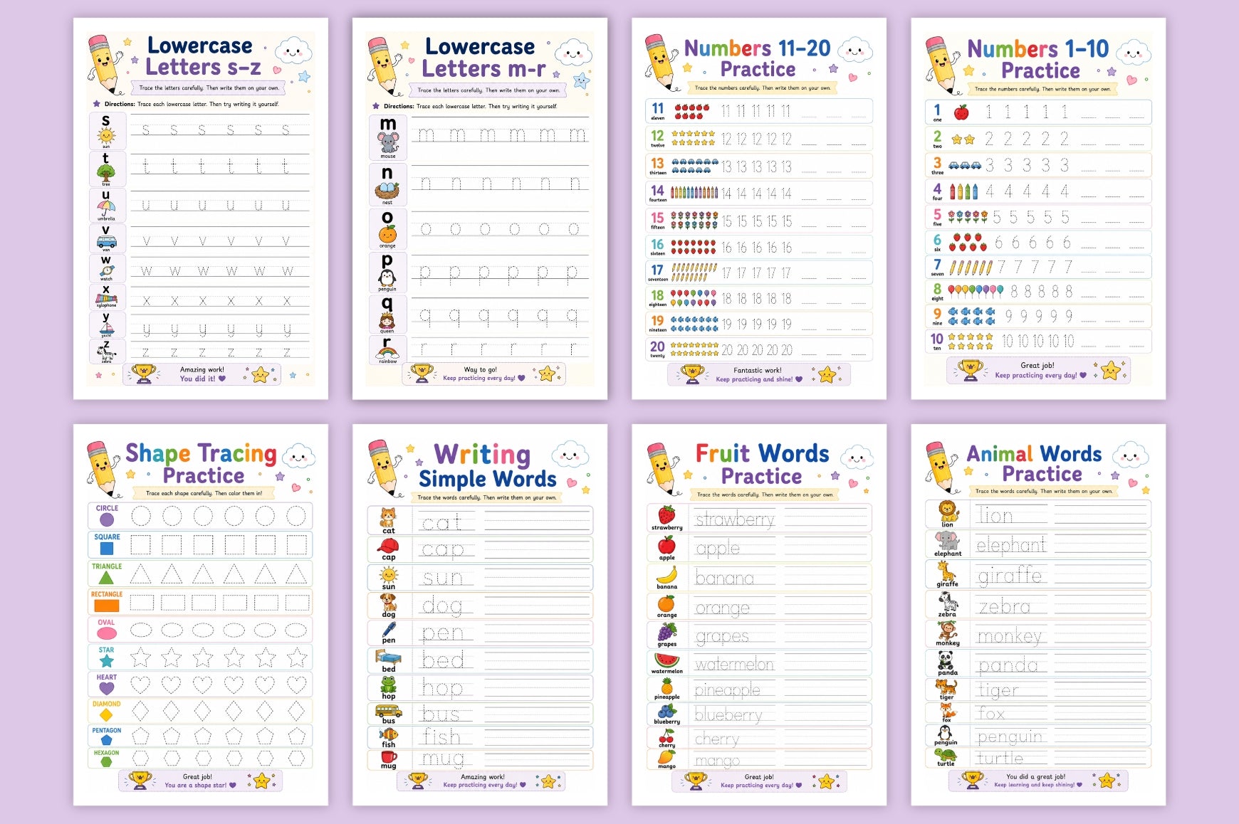 Handwriting Practice Book