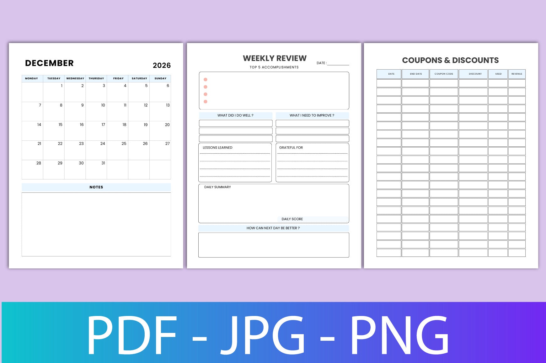 Small Business Planner