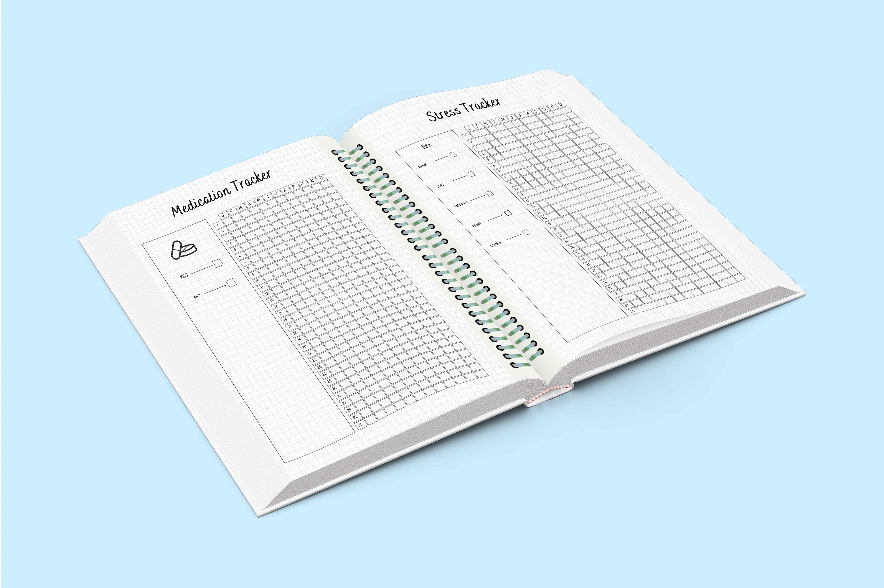 Mental Health Trackers Planner