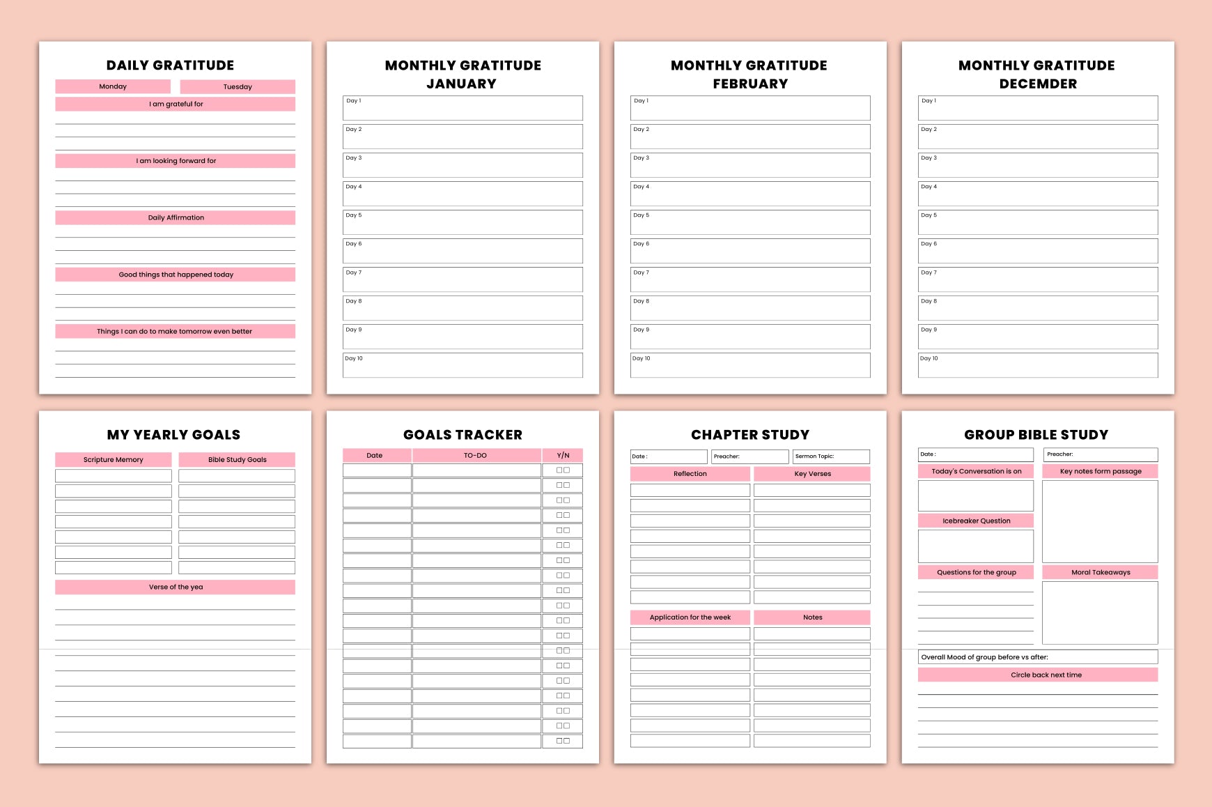 Prayer and Gratitude Journal