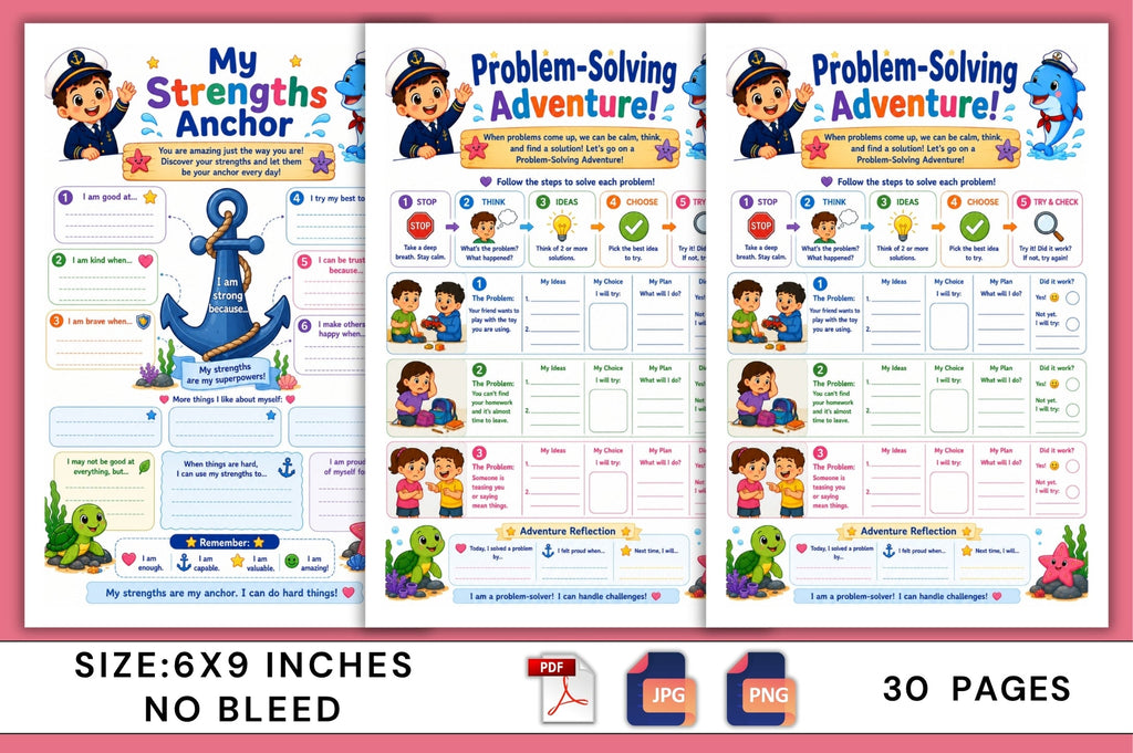 Calm Captain For Kids Workbook