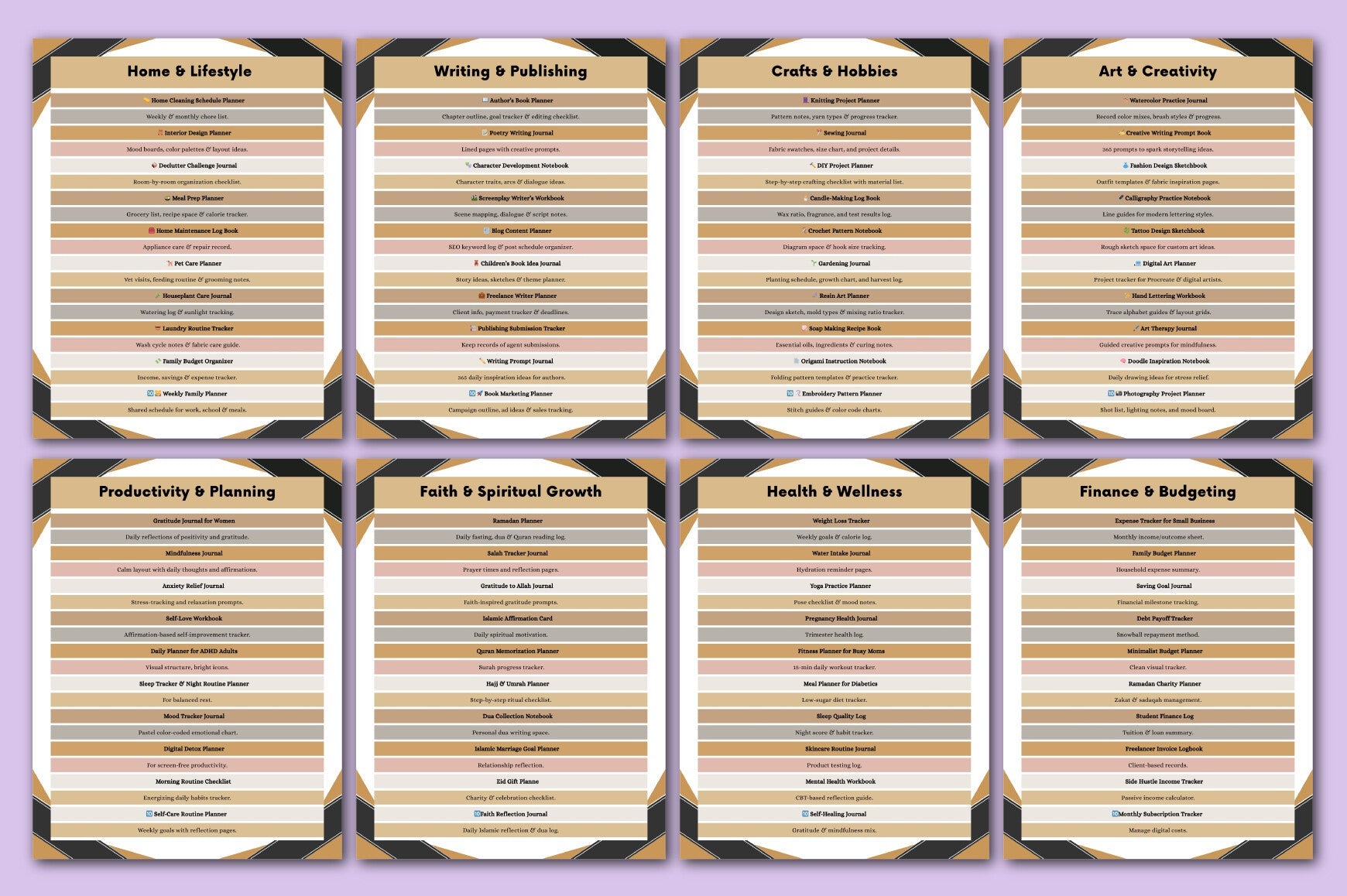 Hidden Niches for Unique Planners