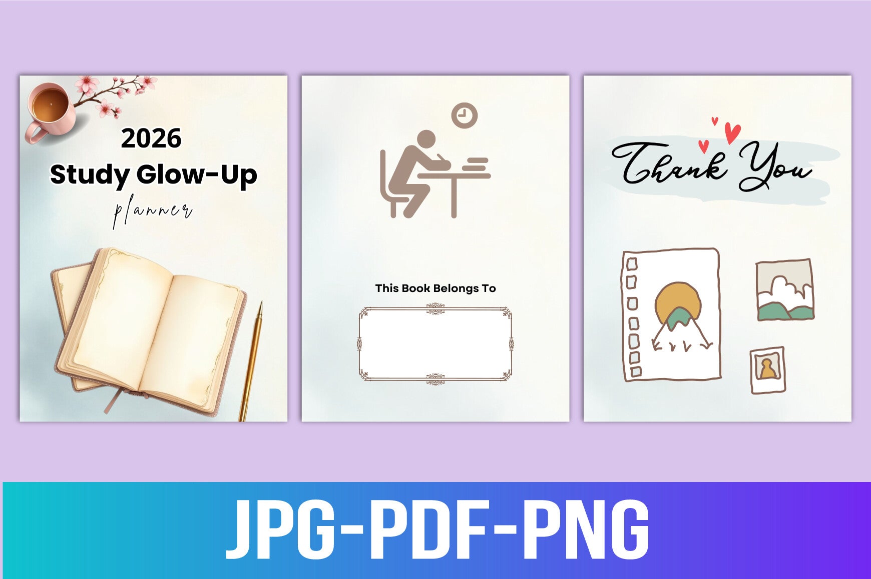 Study Glow Up Planner: Optimize Your Academic Success