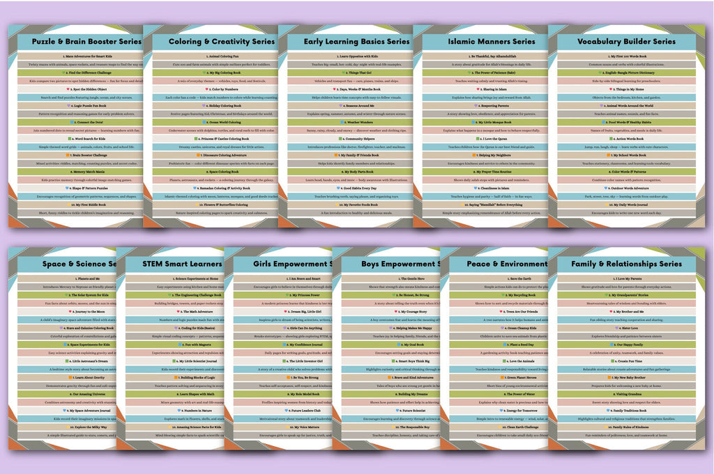 Kids World Niche Series Planner