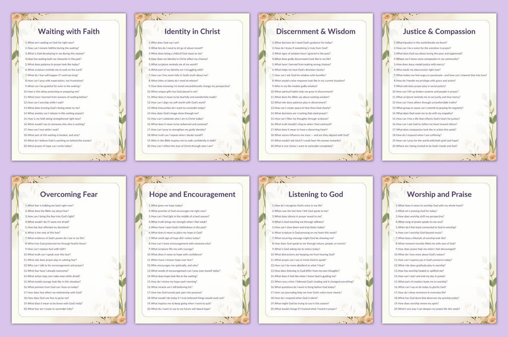 Prayer Prompts Guide