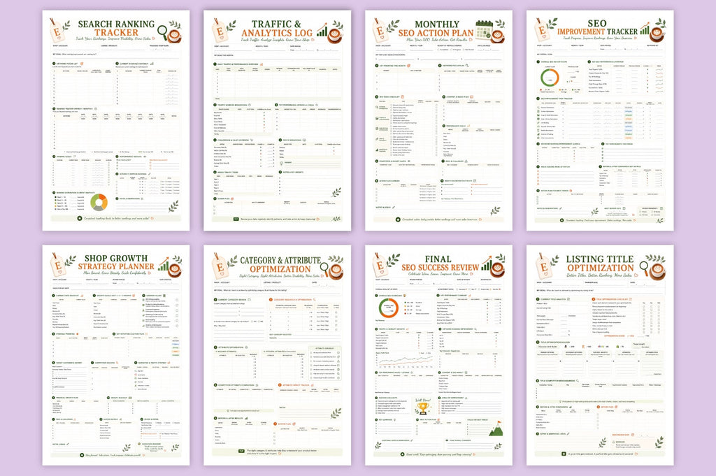 Etsy SEO Listing Optimization Workbook