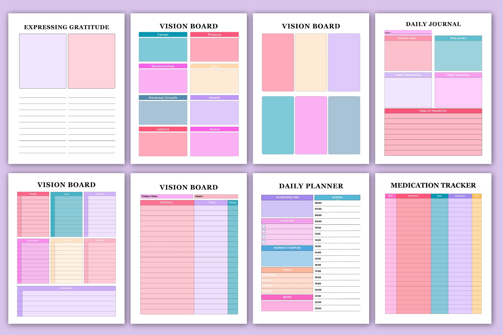 Vision Board Planner