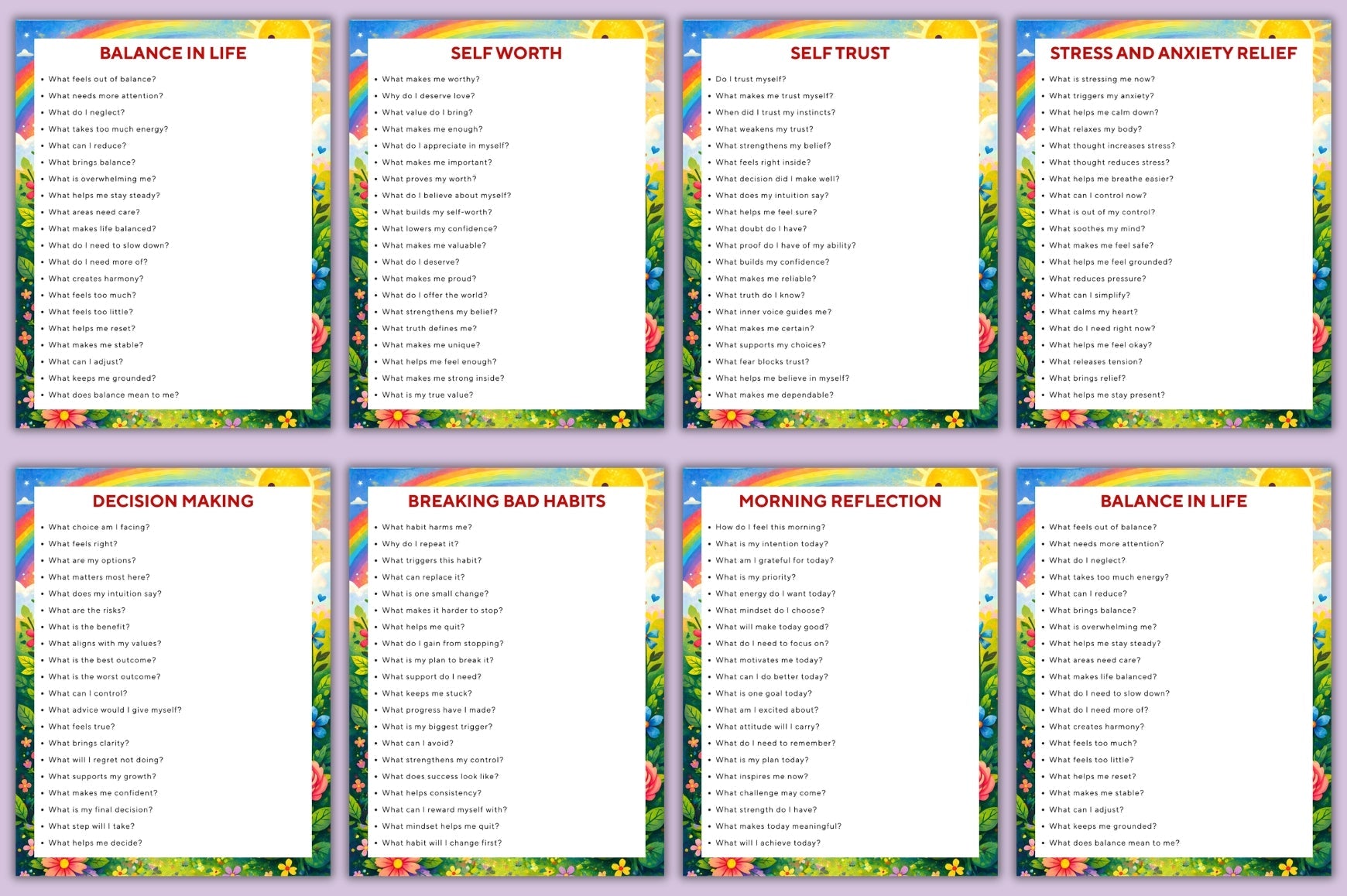 Self Love Therapy Prompts
