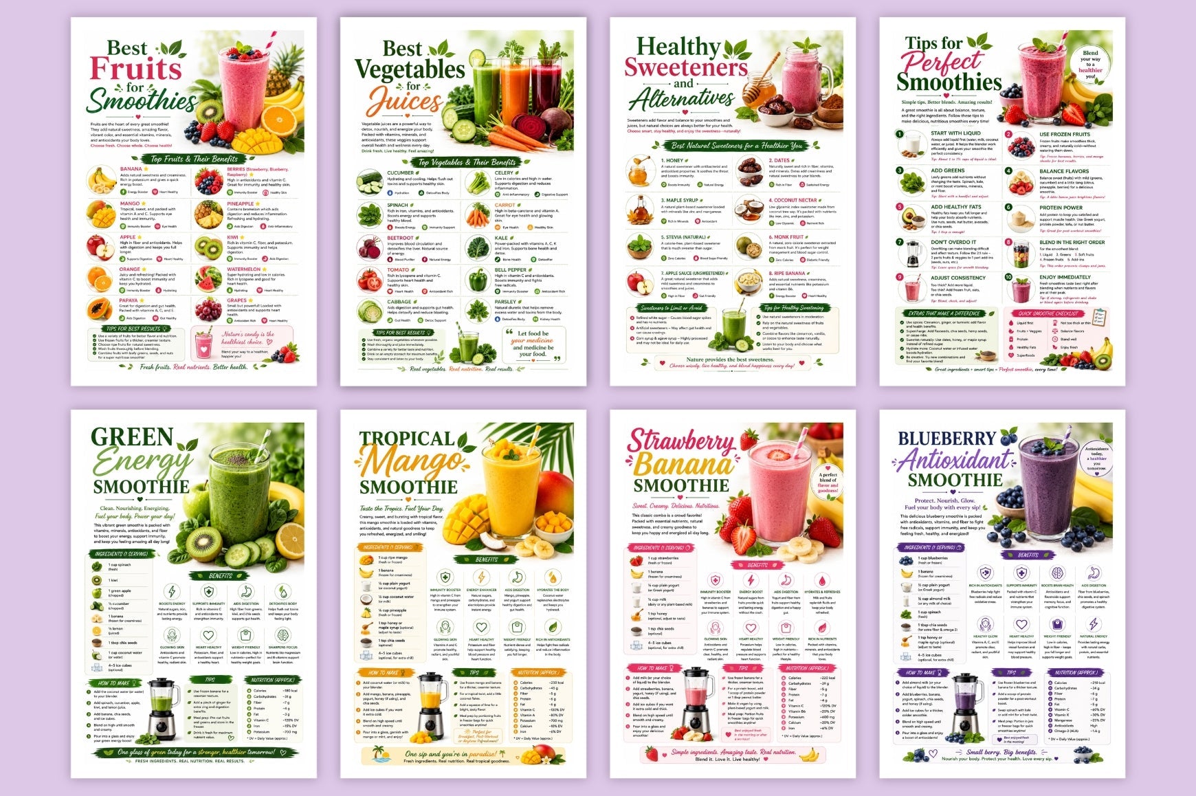 Fresh Blend Recipes For Health Energy Wellness