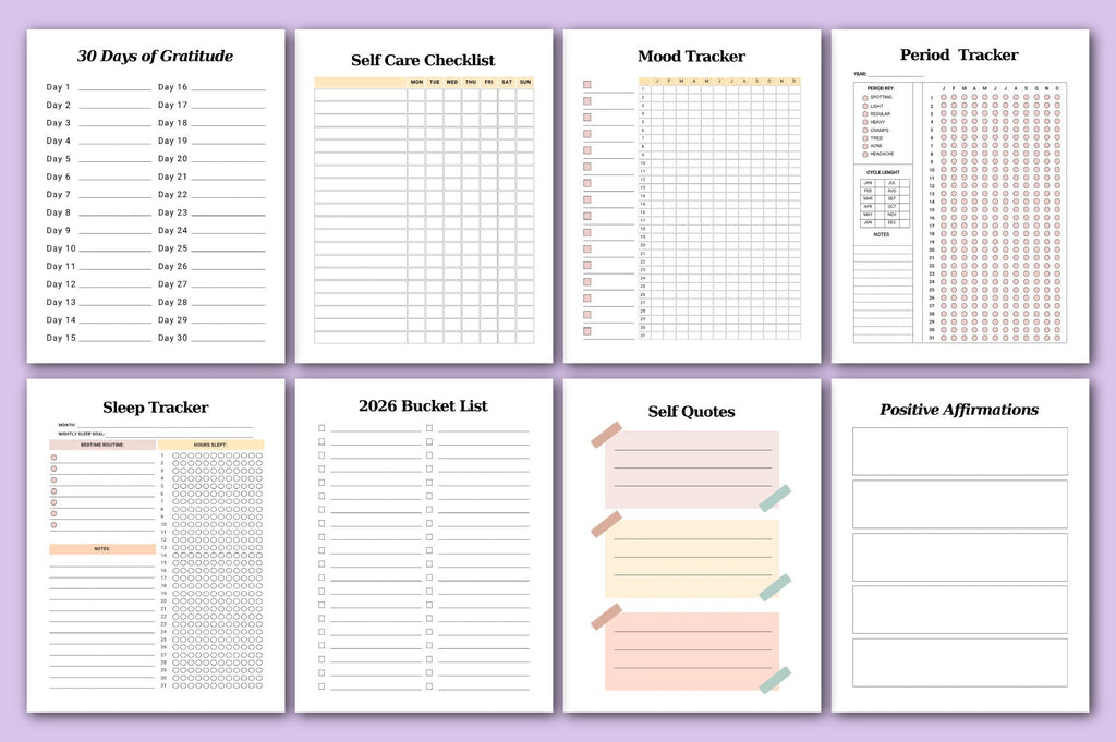Your Self Care Companion Planner