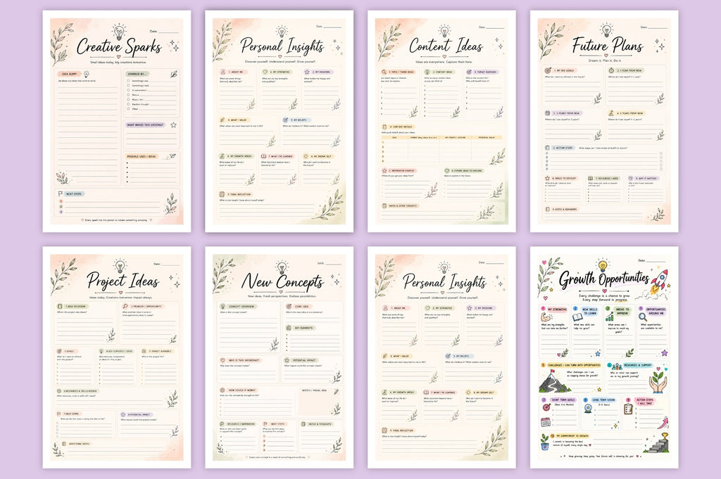 Creative Thoughts Ideas Journal