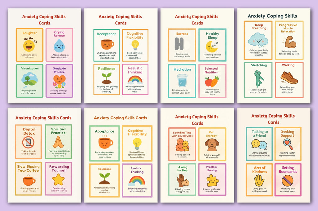 Anxiety Coping Skills Cards