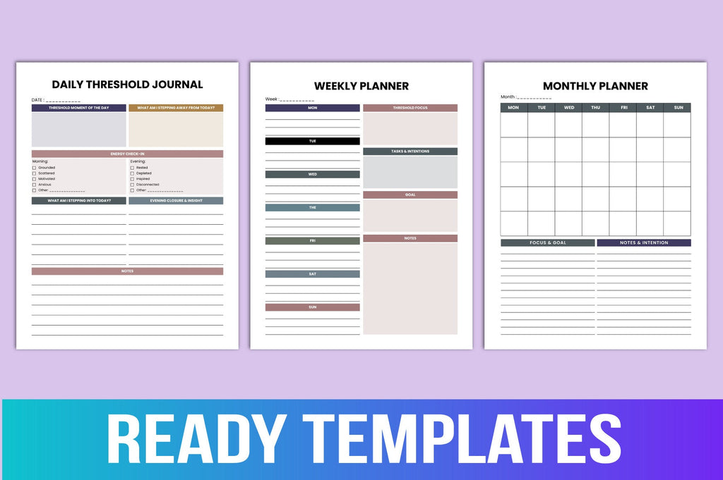 Threshold Life Planner: Optimize Your Daily Routine