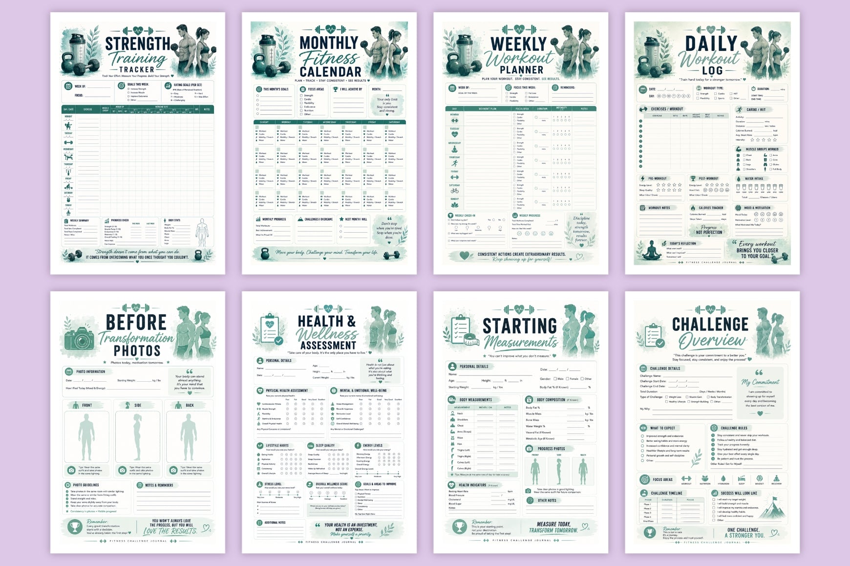 Fitness Challenge Journal