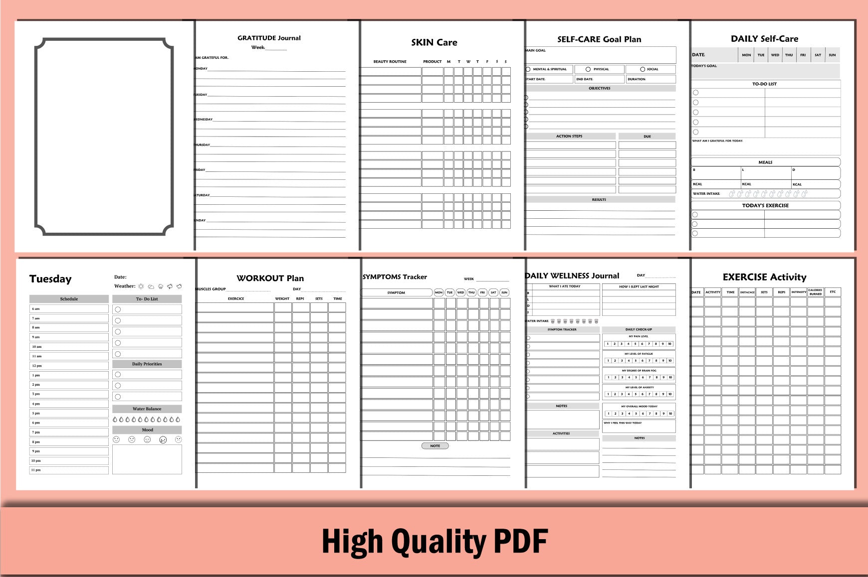 Healthy Living Planner