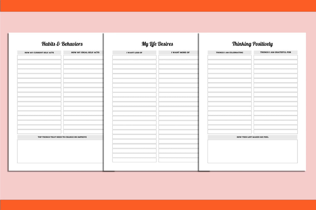 Positive Mindset Planner