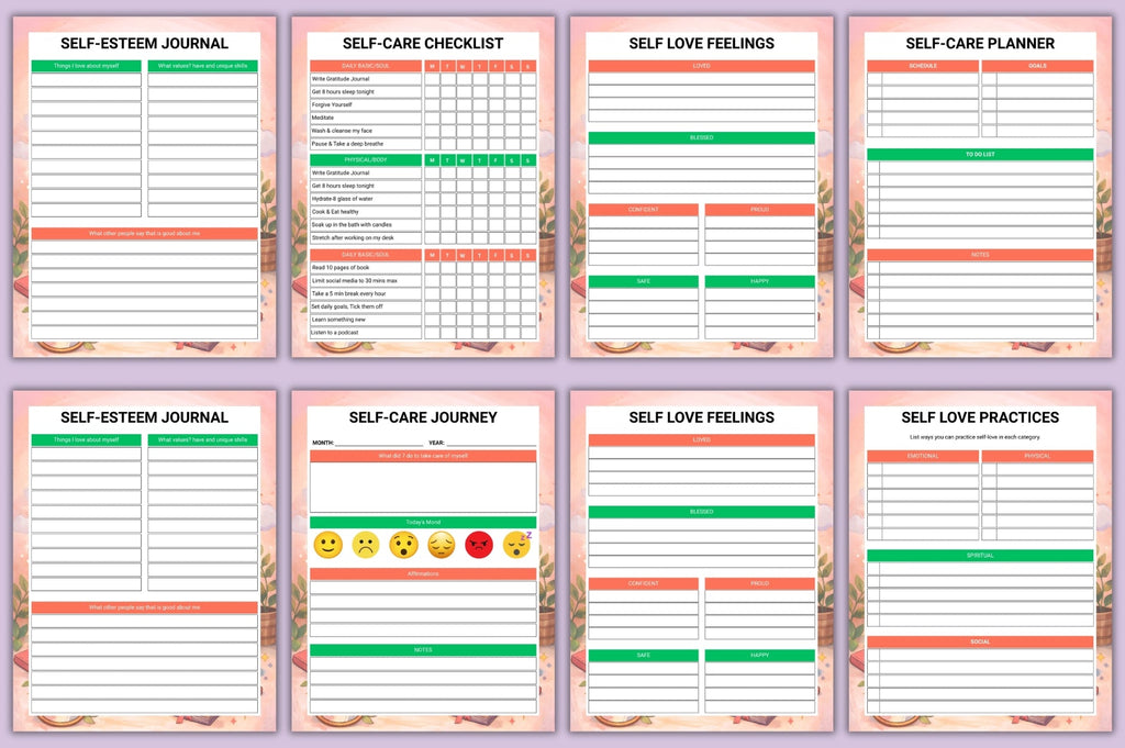 Self Love Healing Workbook