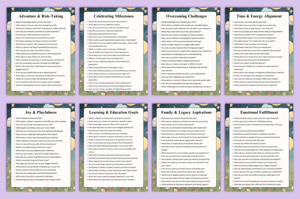 Dreams and Aspirations Planner