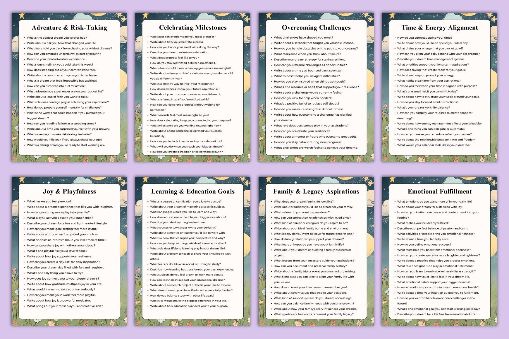 Dreams and Aspirations Planner