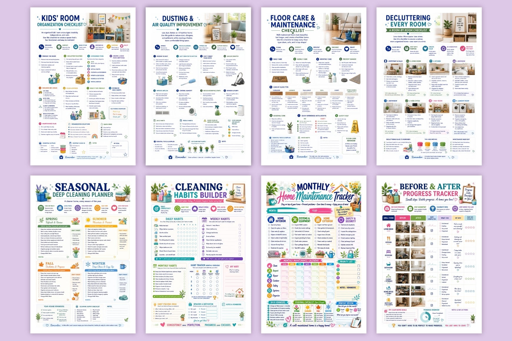 The Ultimate Home Deep Cleaning Workbook