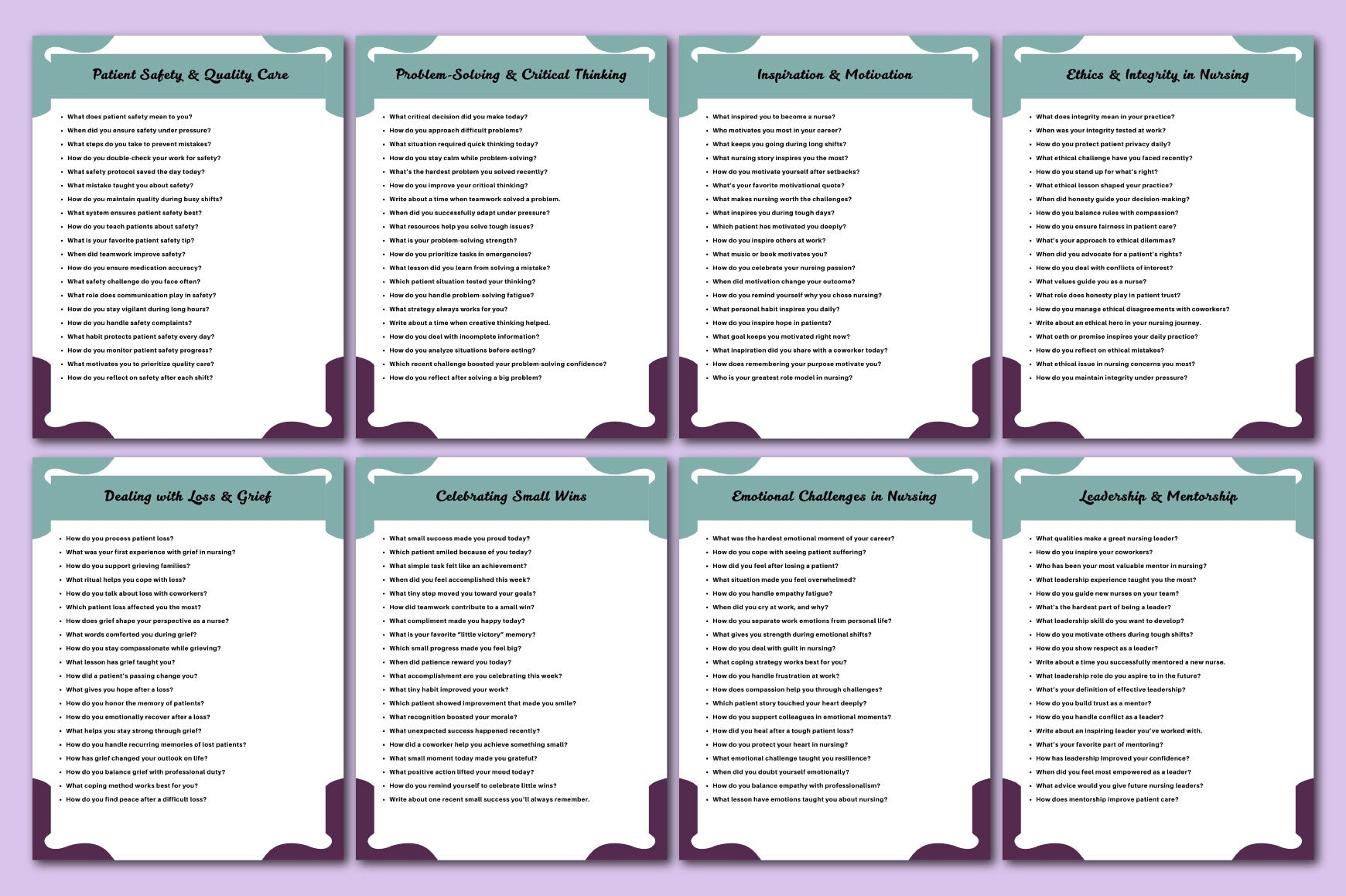 Nurse Reflection Prompts for Personal Growth