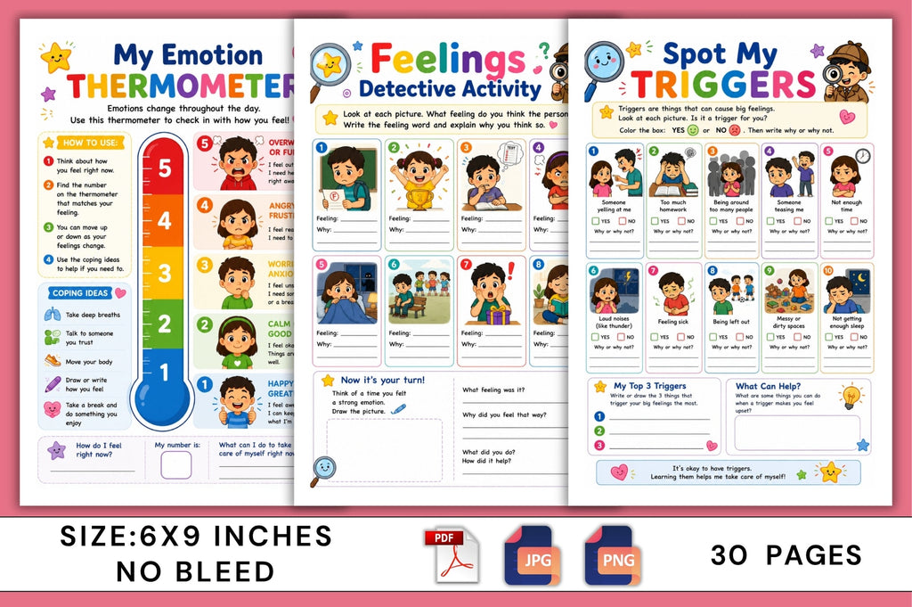 My Feelings Self Control Workbook