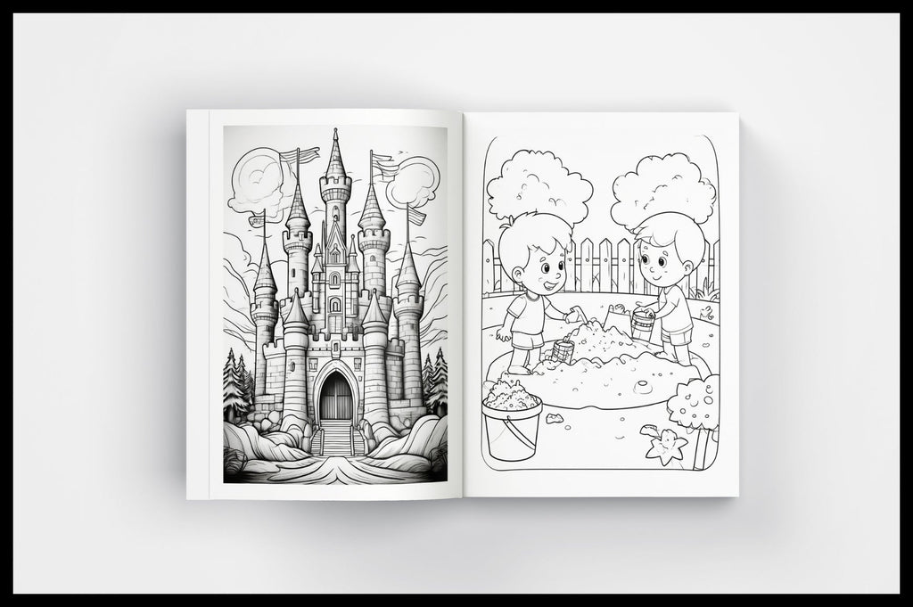 Summer Fun Coloring Book for Kids