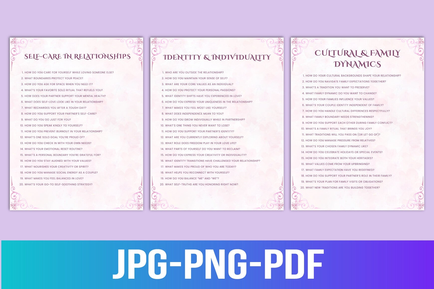 Relationship Prompts for Deeper Connections