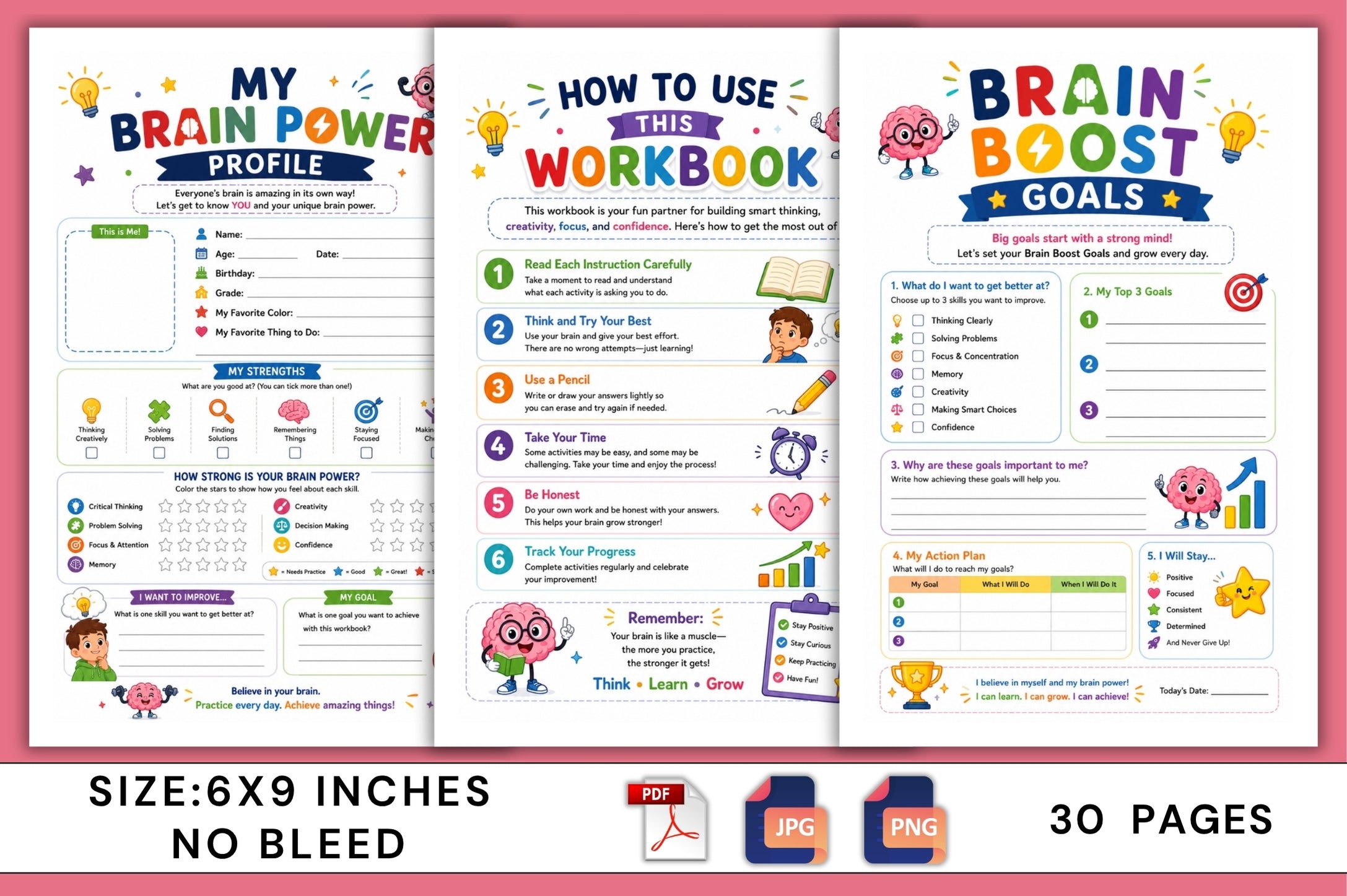 Brain Power Skills Workbook