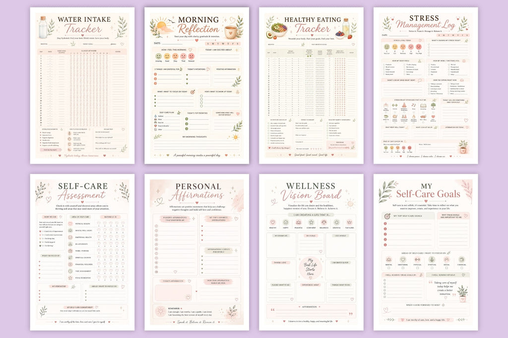 Self Care Wellness Journal