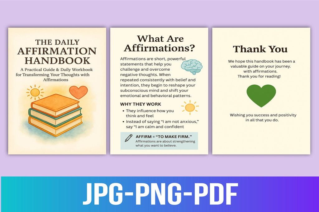 The Daily Affirmation Handbook Planner