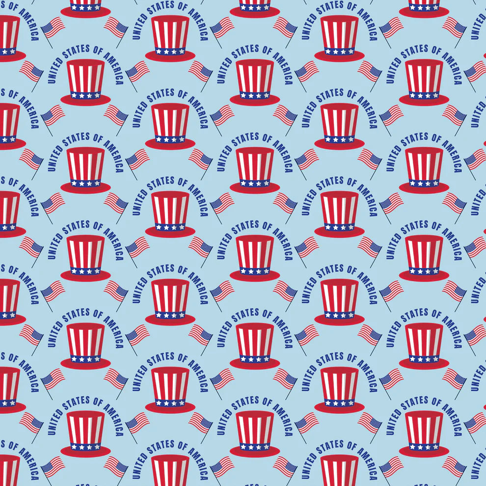 4th of July Seamless Digital Paper