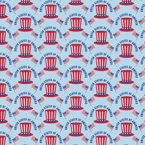 4th of July Seamless Digital Paper