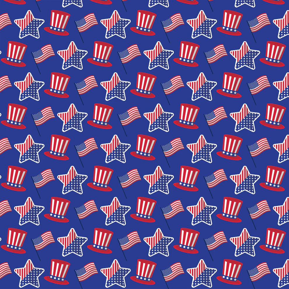4th of July Seamless Digital Paper