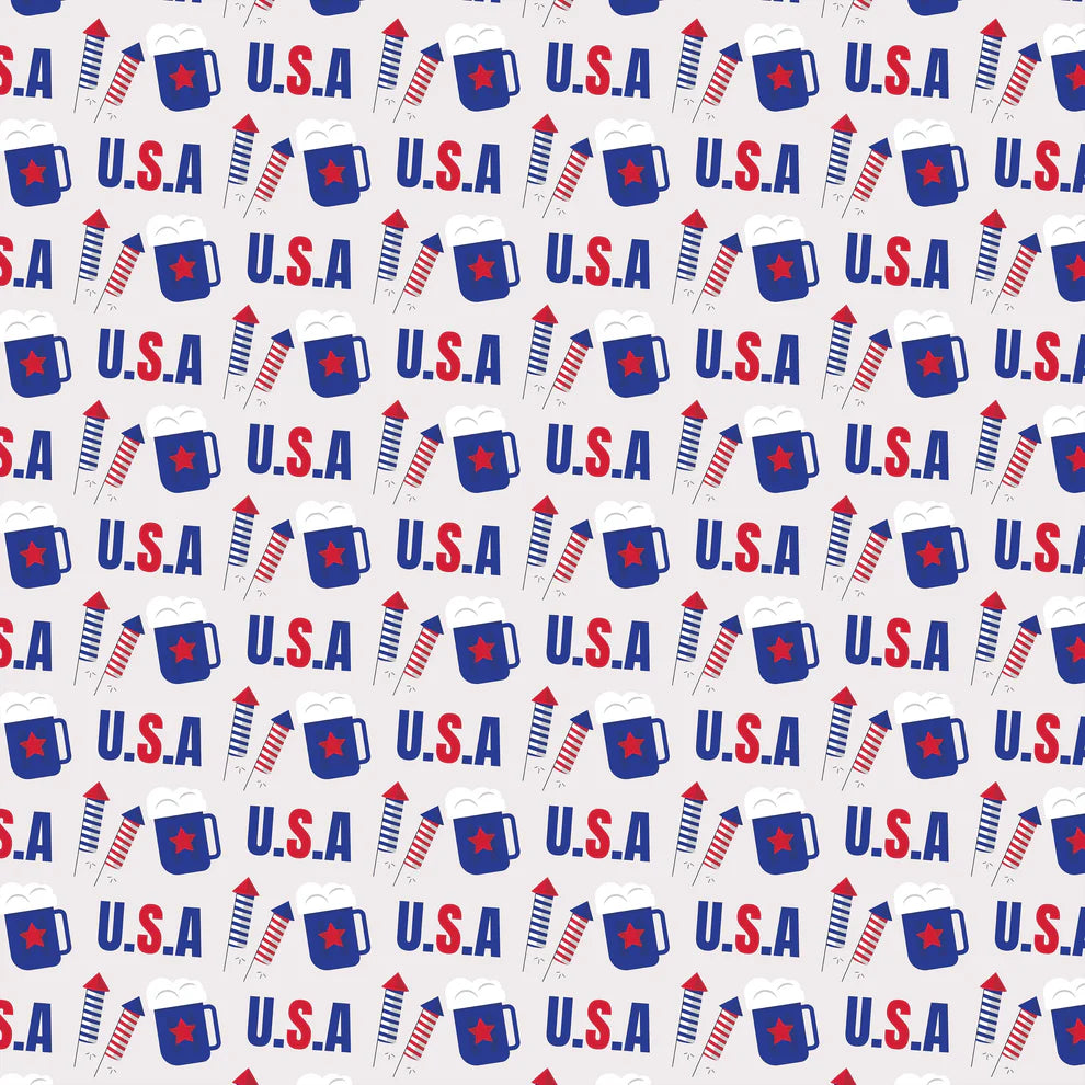 4th of July Seamless Digital Paper