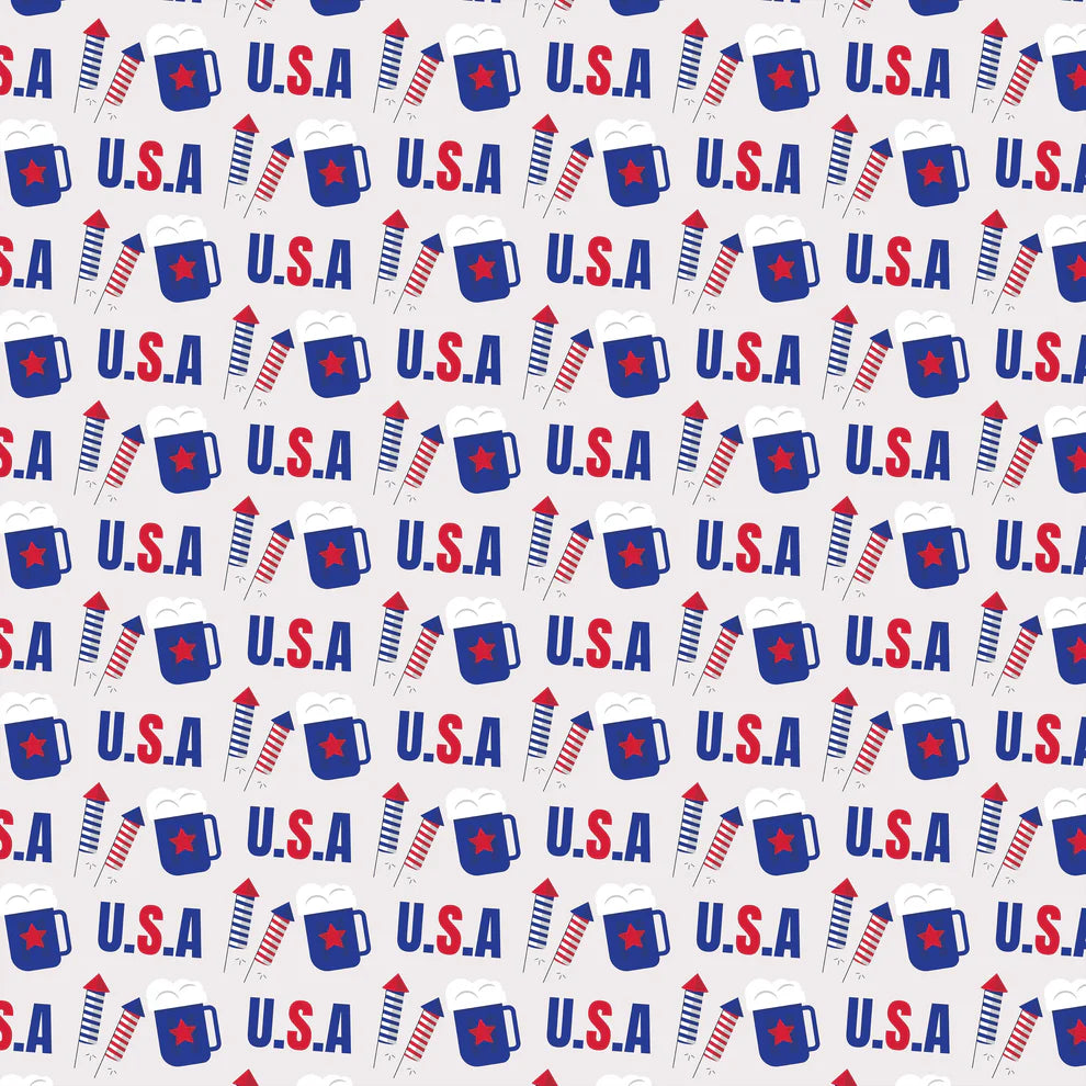 4th of July Seamless Digital Paper